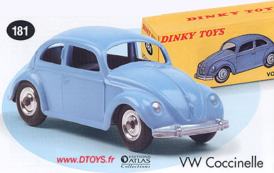 dinky toys dintoys  VW Coccinelle atlas editions