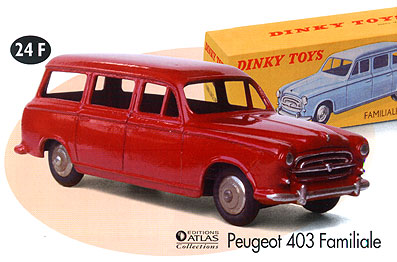 dinky toys dintoys  peugeot 403 atlas editions