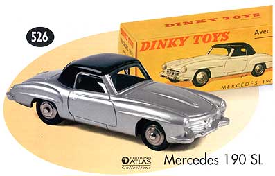 collection dinky toys mercedes  asp 