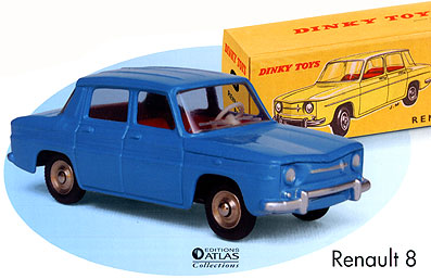 renault 8 dintoys dinky toys atlas car miniature collection