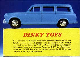 berline 24 F peugeot Dinky toys