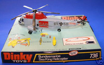 736 Sea King helicoptere dinky
