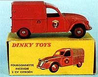 25 D puis réf 562 - 2CV pompier dinly toys