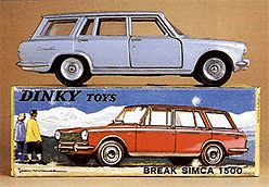 dinkyy toys simca ref 507