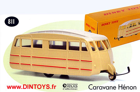 Miniature Caravane Dinky Toys 1/43ème Réf. 811